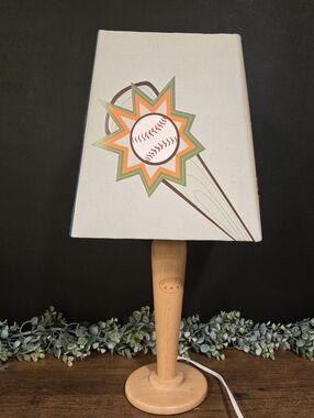 Circo Sports AllStars Wooden Baseball Bat Sports Table Lamp